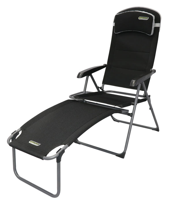 Quest Vienna Pro Recline Camping Caravan Chair with Side Table Quest - UK Camping And Leisure