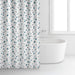 Shower Curtain White & Green Dot 234701 Rayen - UK Camping And Leisure
