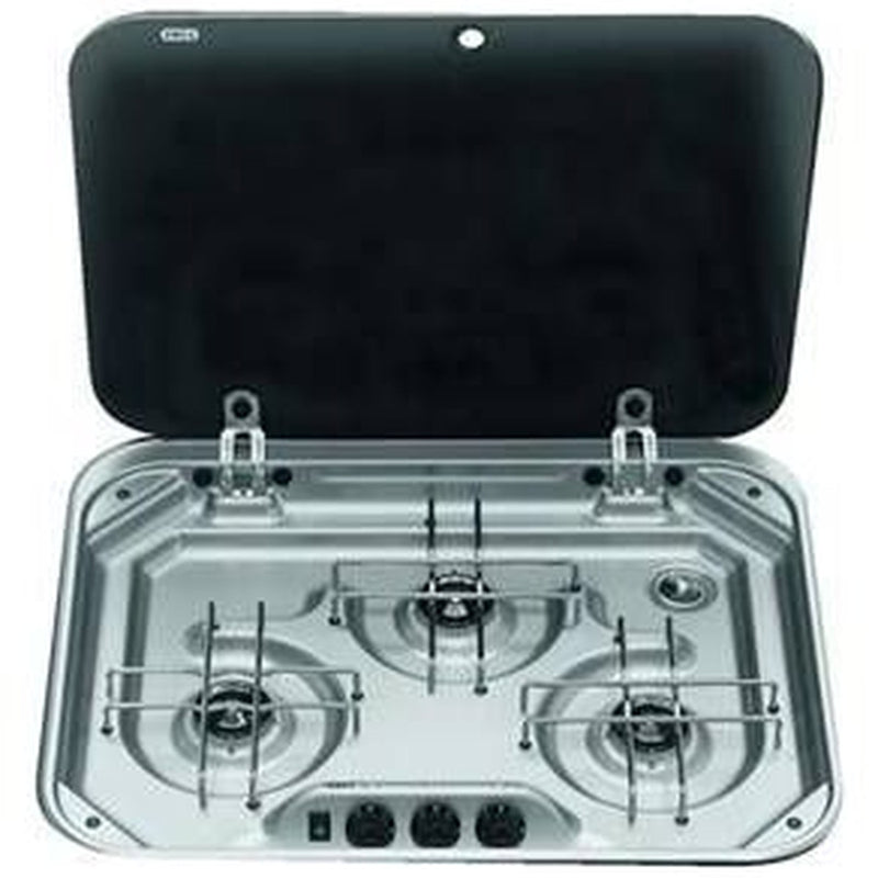 Smev 8063 3 Burner Hob & Lid 923323 UK Camping And Leisure - UK Camping And Leisure
