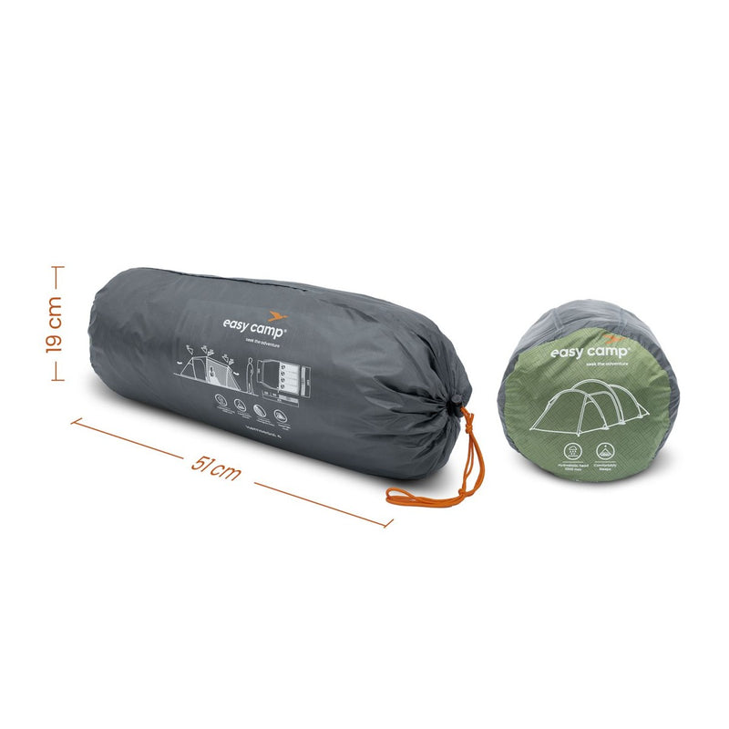 Easy Camp Hemsedal 4 Person Tunnel Tent 4 Berth Festival Camping - View 6