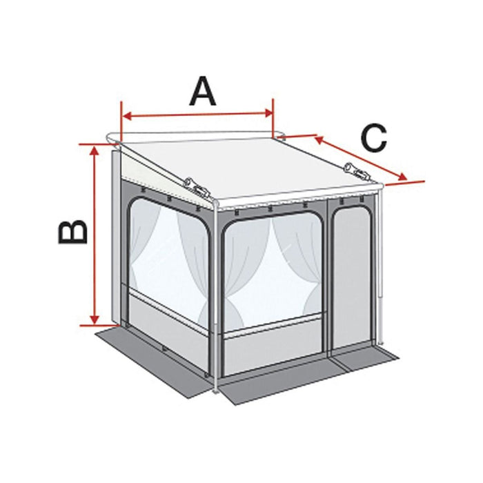 Fiamma Caravanstore XL ZIP 280 Privacy Room Fiamma - UK Camping And Leisure