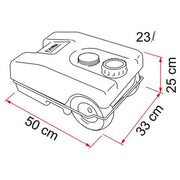 Fiamma Waste Water Roll-Tank 23L (02428A01-) Fiamma - UK Camping And Leisure