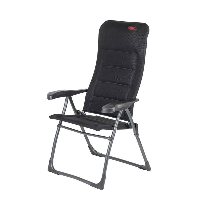 Crespo Chair AP/215 Air Deluxe Black Crespo - UK Camping And Leisure