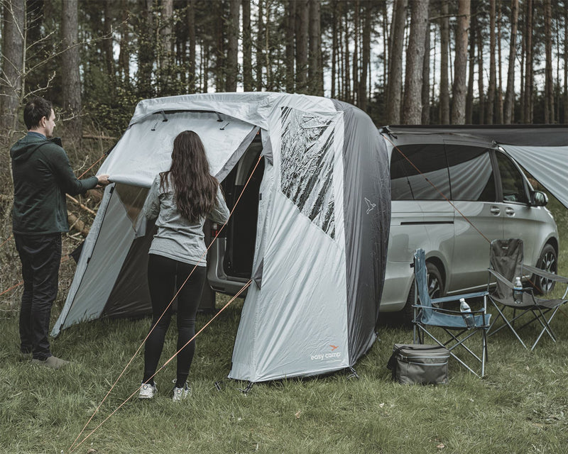 Easy Camp Krossbu Tailgate Awning Grey | VW T5, campervan, VW T6, lightweight