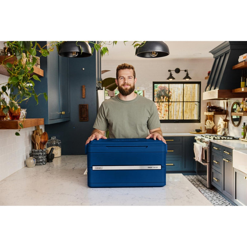 Coleman Snap N Go Blue Sapphire 45QT Collapsible Cooler Coolbox - View 10
