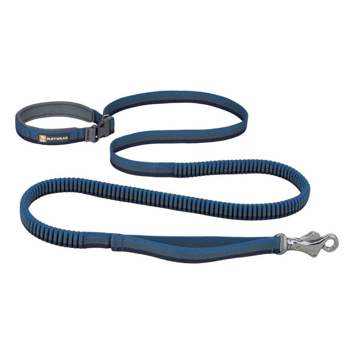 Ruffwear Roamer Bungee Dog Running Lead in Orion Blue (2.2 to 3.4m) Ruffwear - UK Camping And Leisure