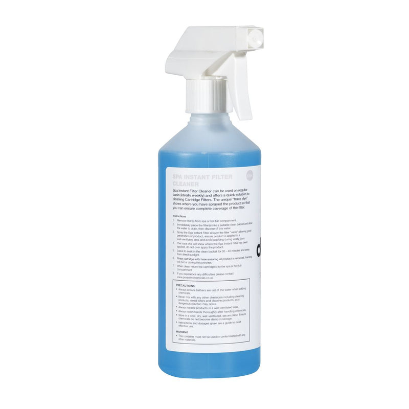 Dellonda Universal Instant Cartridge Filter Cleaner for Hot Tubs/Spas 500ml Dellonda - UK Camping And Leisure