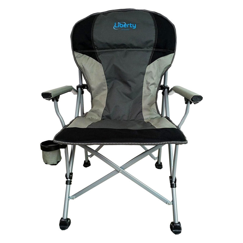 Liberty Grey Folding Camping Chair MDS1203 Liberty Leisure UK - UK Camping And Leisure