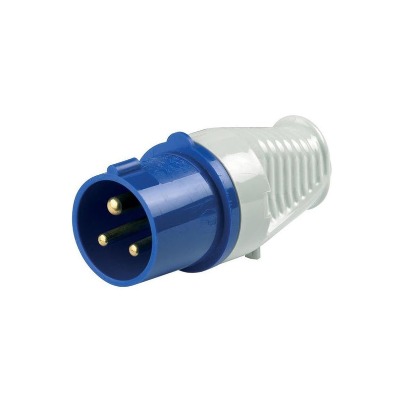 16 AMP 240V Blue Plug and Socket IP44 Caravan Motorhome Site Hook Up Lead Cable Crusader - UK Camping And Leisure