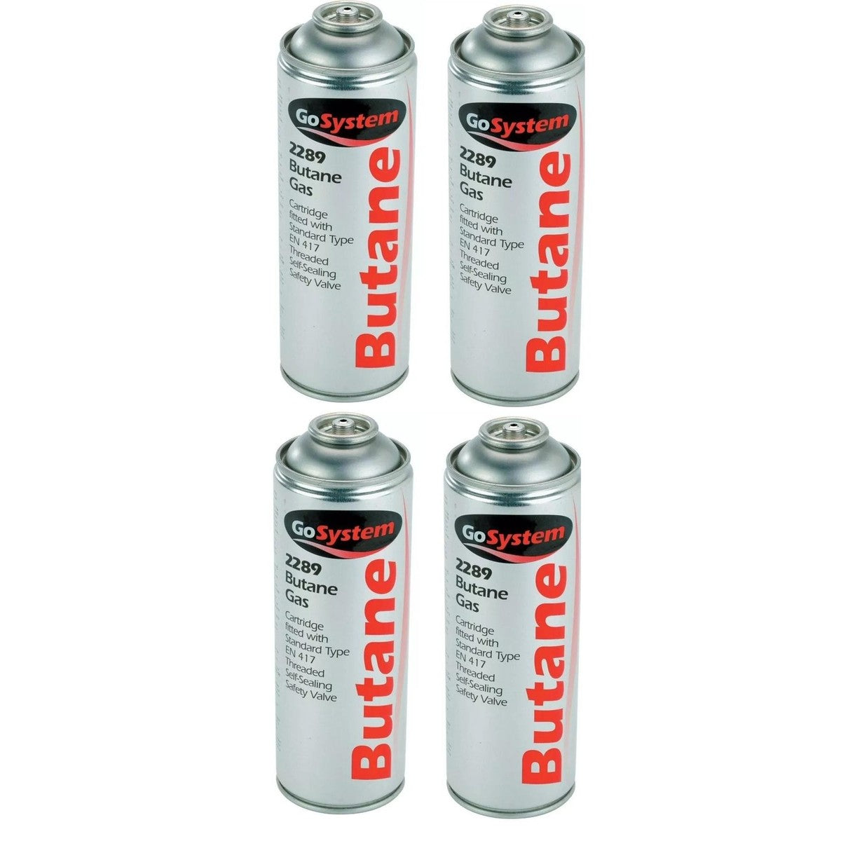 4x Go System Butane Gas Cartridge 277G, for Camping, Cooking, and Outdoor Use Go System - UK Camping And Leisure