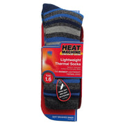 Mens lightweight thermal insulated striped socks (assorted colours) 2741 UK Camping And Leisure - UK Camping And Leisure