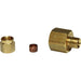 AG Brass Female Stud Coupling 6mm x 1/4" BSP AG - UK Camping And Leisure