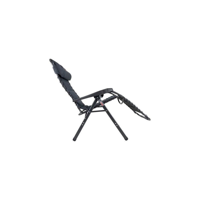 Crespo Zero Gravity Chair AP/232 Air Deluxe Grey Crespo - UK Camping And Leisure