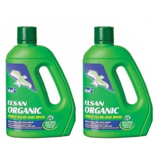 2x Elsan Organic Toilet Fluid 2L - UK Camping And Leisure