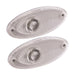 2x Hella Clear White Oval Front Marker Light Hella - UK Camping And Leisure