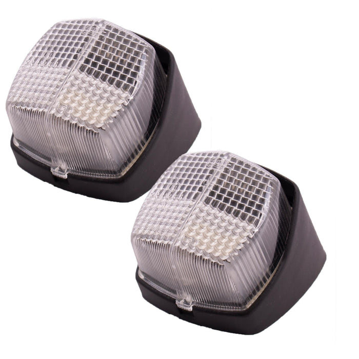 2x Hella White Clear Front Marker Position Lamps Lights Hobbycar Hymer Motorhome Hella - UK Camping And Leisure