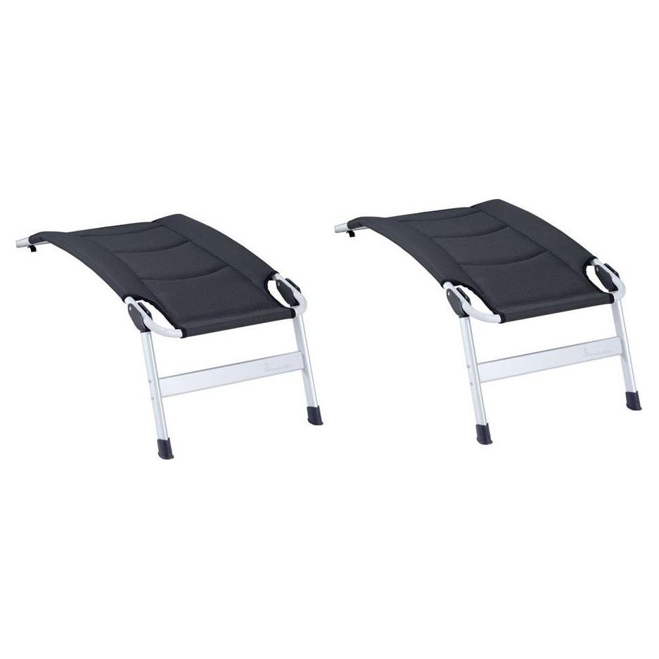 2 Isabella Footrest Dark Grey for Thor Loke Odin and Beach Chair Isabella - UK Camping And Leisure
