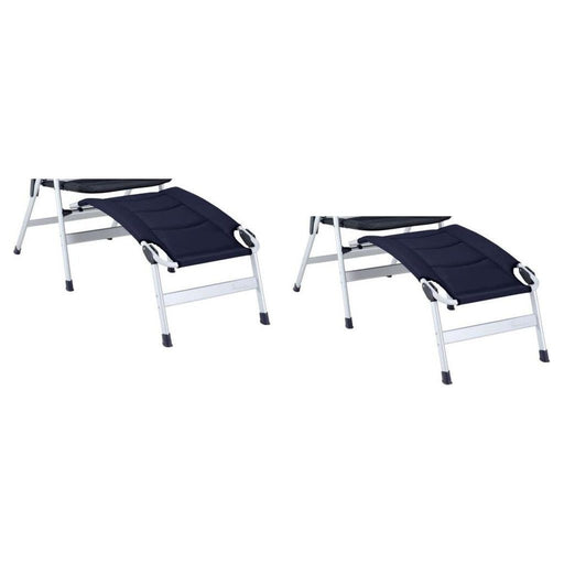 2x Isabella Footrest for Thor Loke Odin and Beach Chair Dark Blue - UK Camping And Leisure