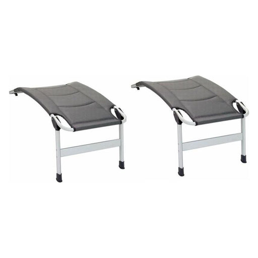 2x Isabella Footrest Light Grey for Thor Loke Odin and Beach Chair - UK Camping And Leisure