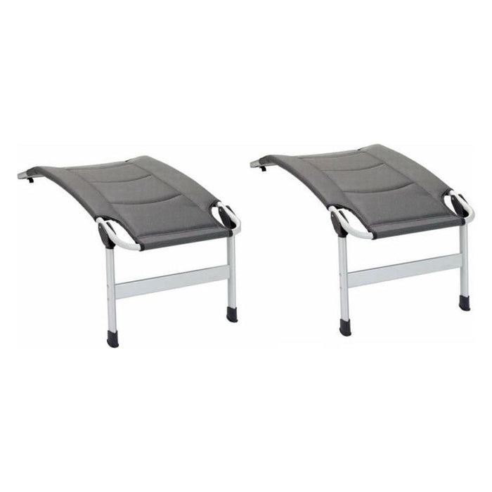 2 Isabella Footrest Light Grey for Thor Loke Odin and Beach Chair Isabella - UK Camping And Leisure