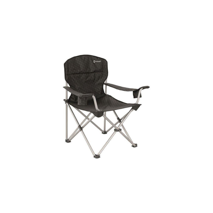 2x Outwell Catamarca XL Folding Chair Black - UK Camping And Leisure