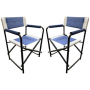 2x Royal Directors Folding Chair Royal - UK Camping And Leisure