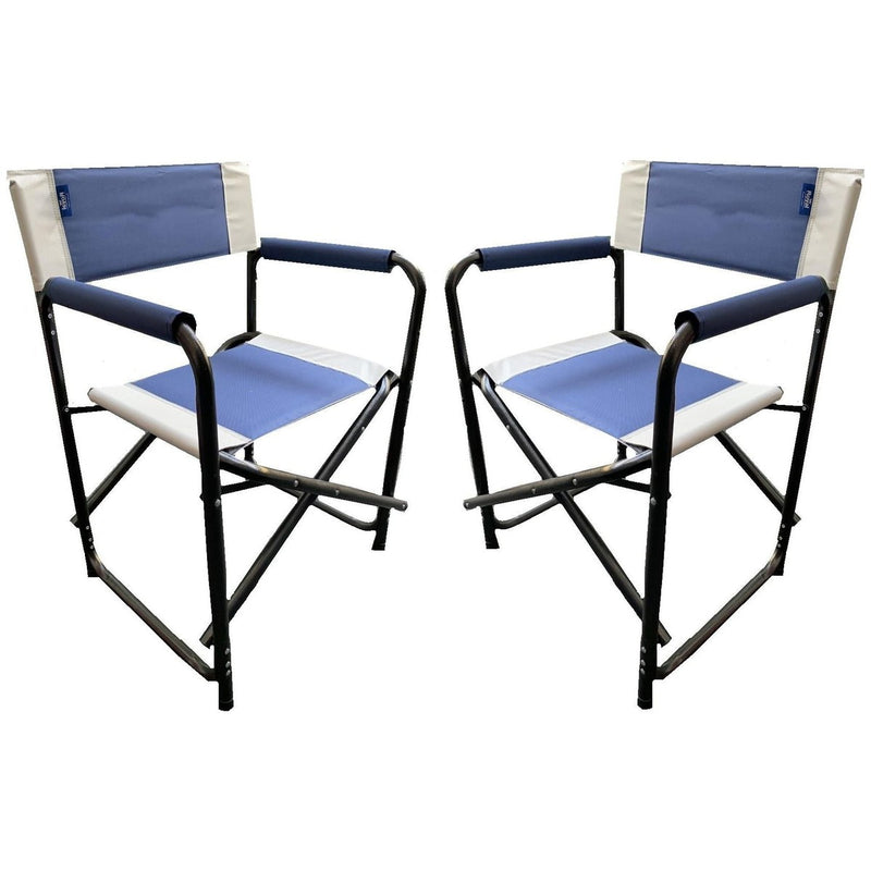 2x Royal Directors Folding Chair Royal - UK Camping And Leisure