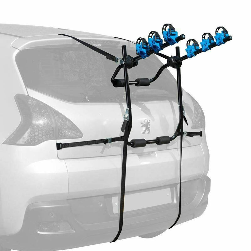 3 Bicycle Bike Car Cycle Carrier Rack Universal Fitting Hatchback Estate High Summit - UK Camping And Leisure