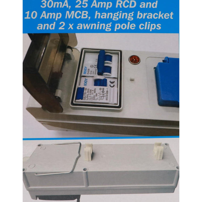 3 Way Mobile Mains Power Unit Leisurewize - UK Camping And Leisure