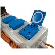 3 Way Mobile Mains Unit RCD Campsite Power Caravan Motorhome V762 Crusader - UK Camping And Leisure