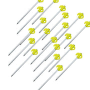30 x Titan Glow in the Dark Ground Rock Pegs 20cm 8" Via Mondo - UK Camping And Leisure