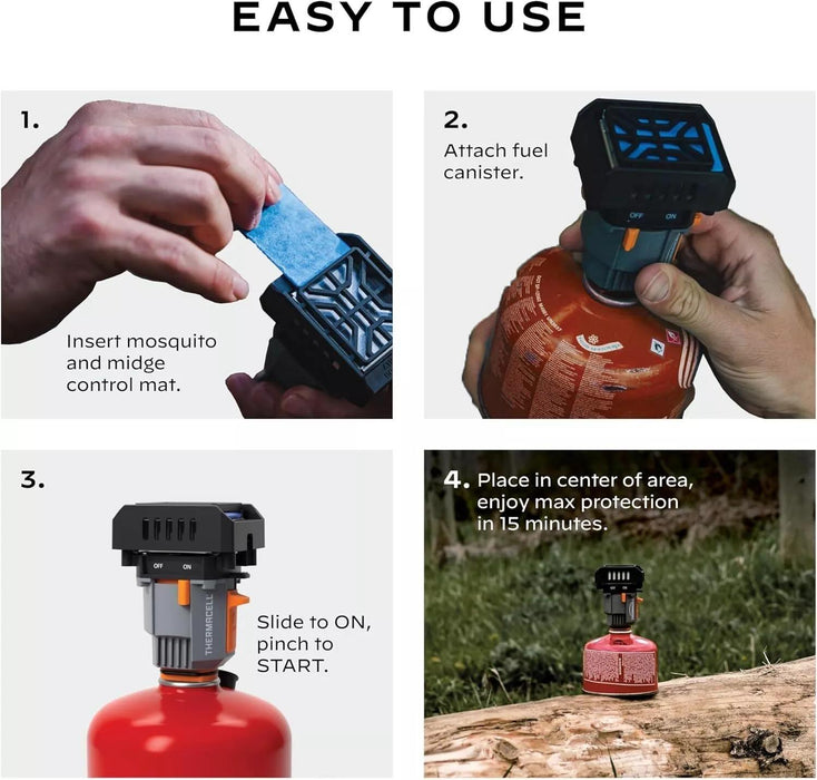 Thermacell Backpacker Mosquito Repeller 15ft Exclusion Zone Camping & Outdoors Thermacell - UK Camping And Leisure