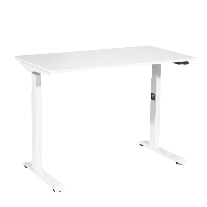 Dellonda Single Motor  Adjustable-Height Electric Sit/Stand Desk - White Desktop Dellonda - UK Camping And Leisure