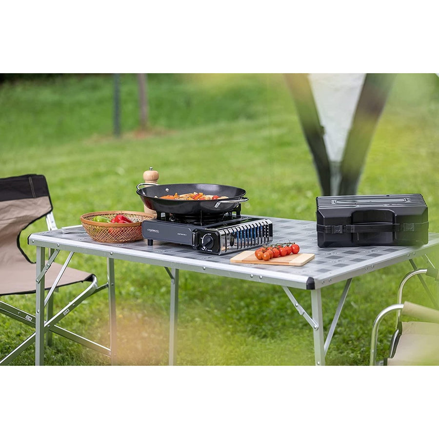 Campingaz Bistro 3 Grey Camping gas stove with Griddle Campingaz - UK Camping And Leisure