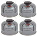 4x Go System PowerSource Butane Propane Threaded Gas Canister - 100g Go System - UK Camping And Leisure