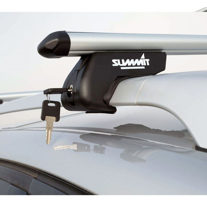 SUP-930B Premium Railing Roof Bar for Cars with Raised Running Rails, Aluminium, Set of 2 - View 8