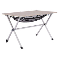 Quest Elite Neagh Slatted Light Wood Camping Table