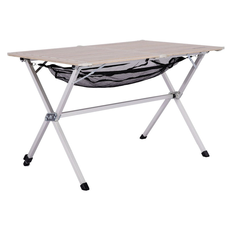 Quest Elite Neagh Slatted Light Wood Camping Table Quest - UK Camping And Leisure