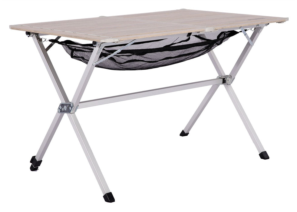 Quest Elite Neagh Slatted Light Wood Camping Table Quest - UK Camping And Leisure
