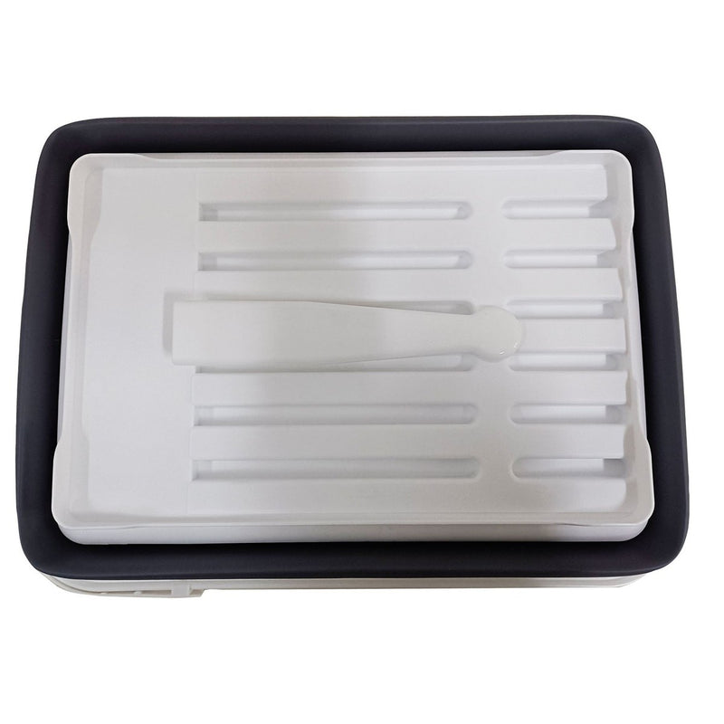 Quest Collapsible-wares Dish Rack with Cutlery Holder and Sink Drainer Quest - UK Camping And Leisure