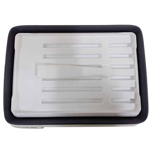 Quest Collapsible-wares Dish Rack with Cutlery Holder and Sink Drainer Quest - UK Camping And Leisure