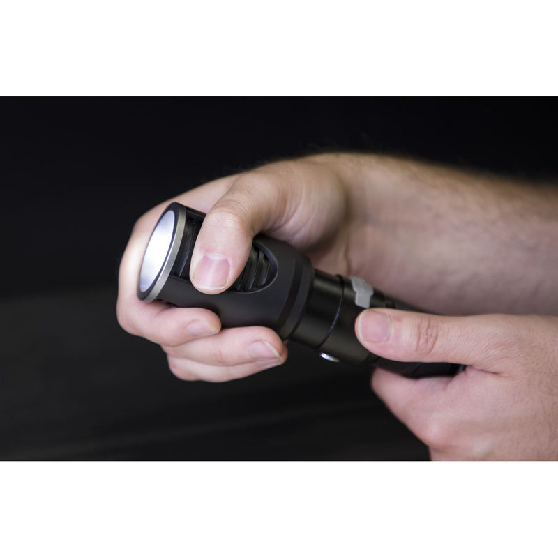 Sealey Aluminium Torch 20W SMD LED Adjustable Focus Rechargeable with USB Port Sealey - UK Camping And Leisure