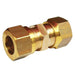 AG Compression Straight Coupling (3/8" to 3/8" Compression) AG - UK Camping And Leisure