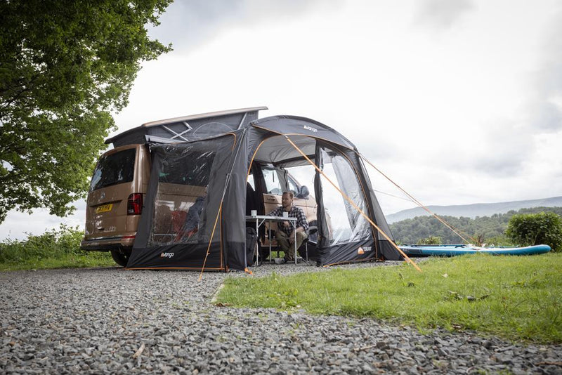 Vango Sunlight Campervan Awning Sun Canopy Smoke | poled, lightweight, compact pack, motorhome