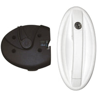 Oval Lock White