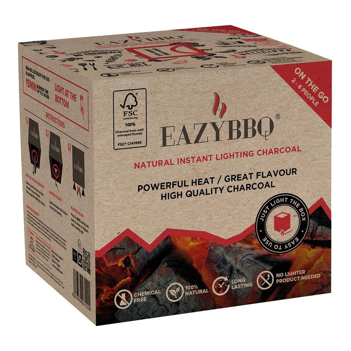 Eazy BBQ Natural Charcoal: On The Go O0174 Quest - UK Camping And Leisure