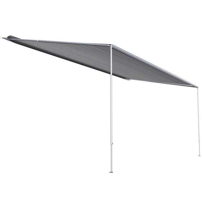 Fiamma Grey Caravanstore 280 XL Royal Grey Fabric (07740C01R) Manual Awning Rail Fiamma - UK Camping And Leisure