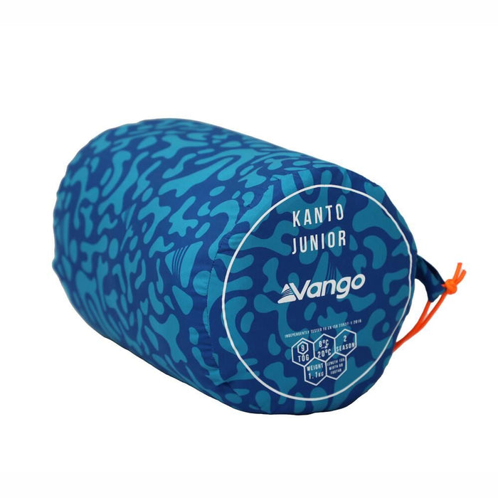 Vango Kanto Junior Junior Atlantic Blue Sleeping Bag Vango - UK Camping And Leisure