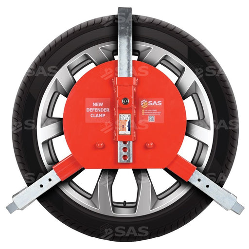 SAS Security Products SAS New Defender Large Wheelclamp Lock Keyed Alike - Main Product Image | UK Camping and Leisure