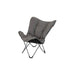 Bo-Camp Urban Collection Butterfly Chair Grainger L Grey Bo-Camp - UK Camping And Leisure
